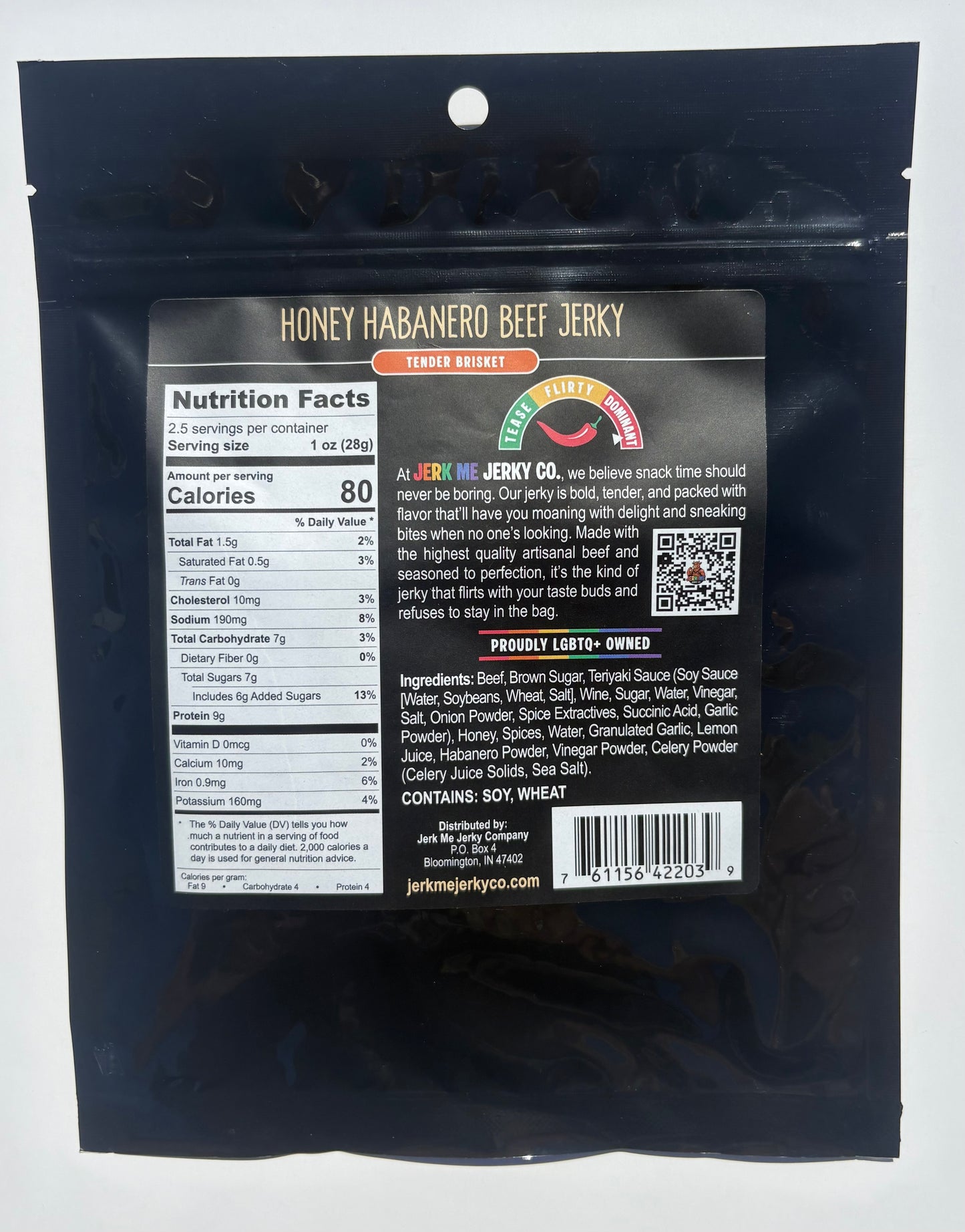 Honey Habanero Tender Brisket Beef Jerky