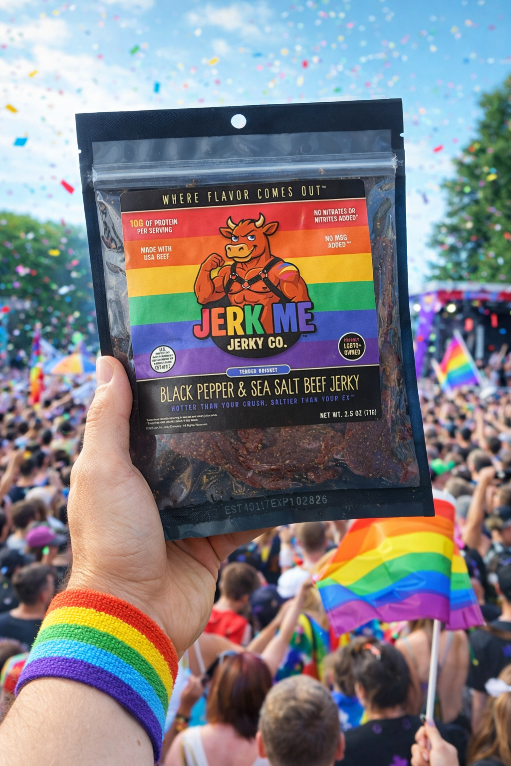 Black Pepper & Sea Salt Tender Brisket Beef Jerky