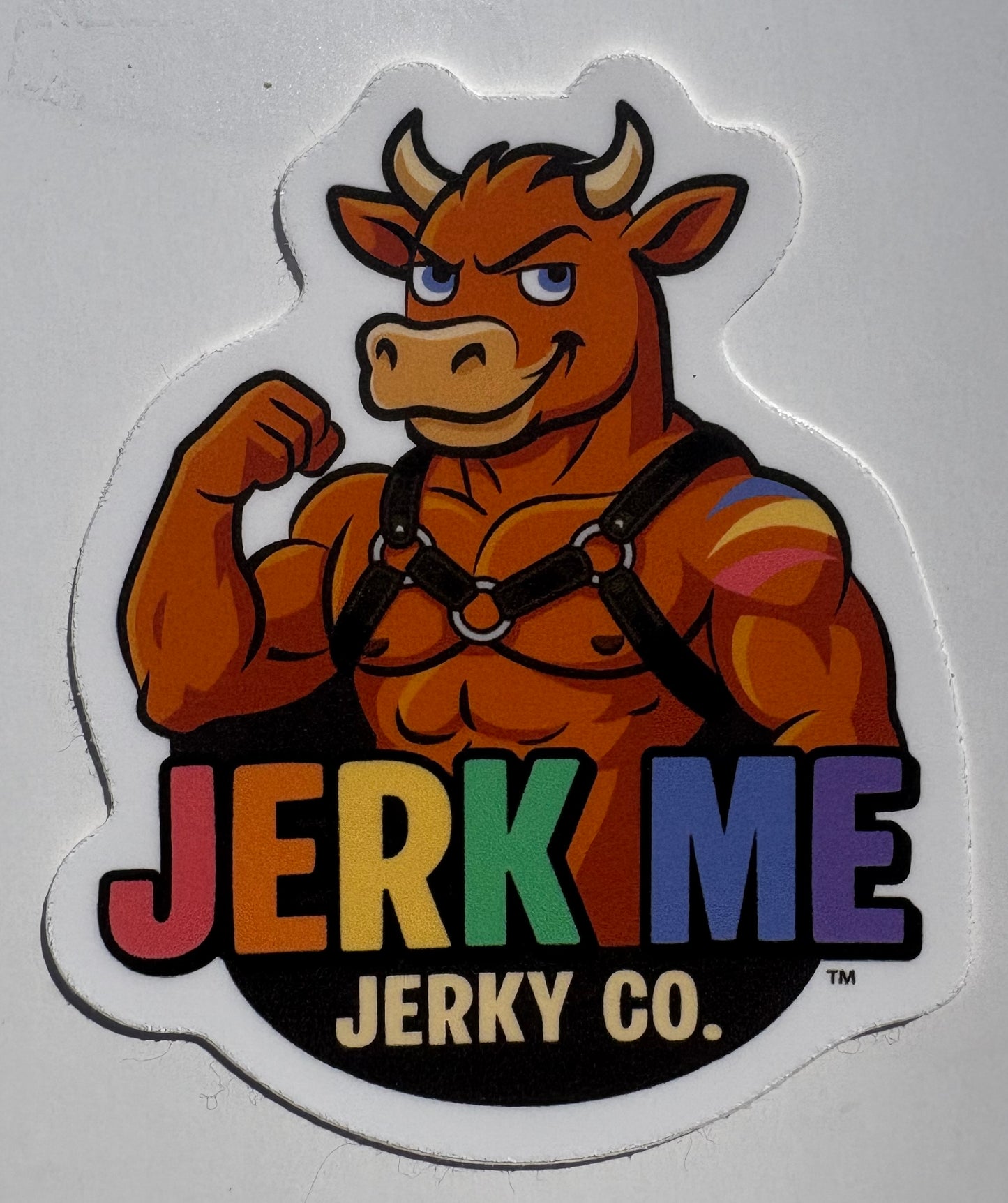 Jerk Me Jerky Co. Logo Sticker