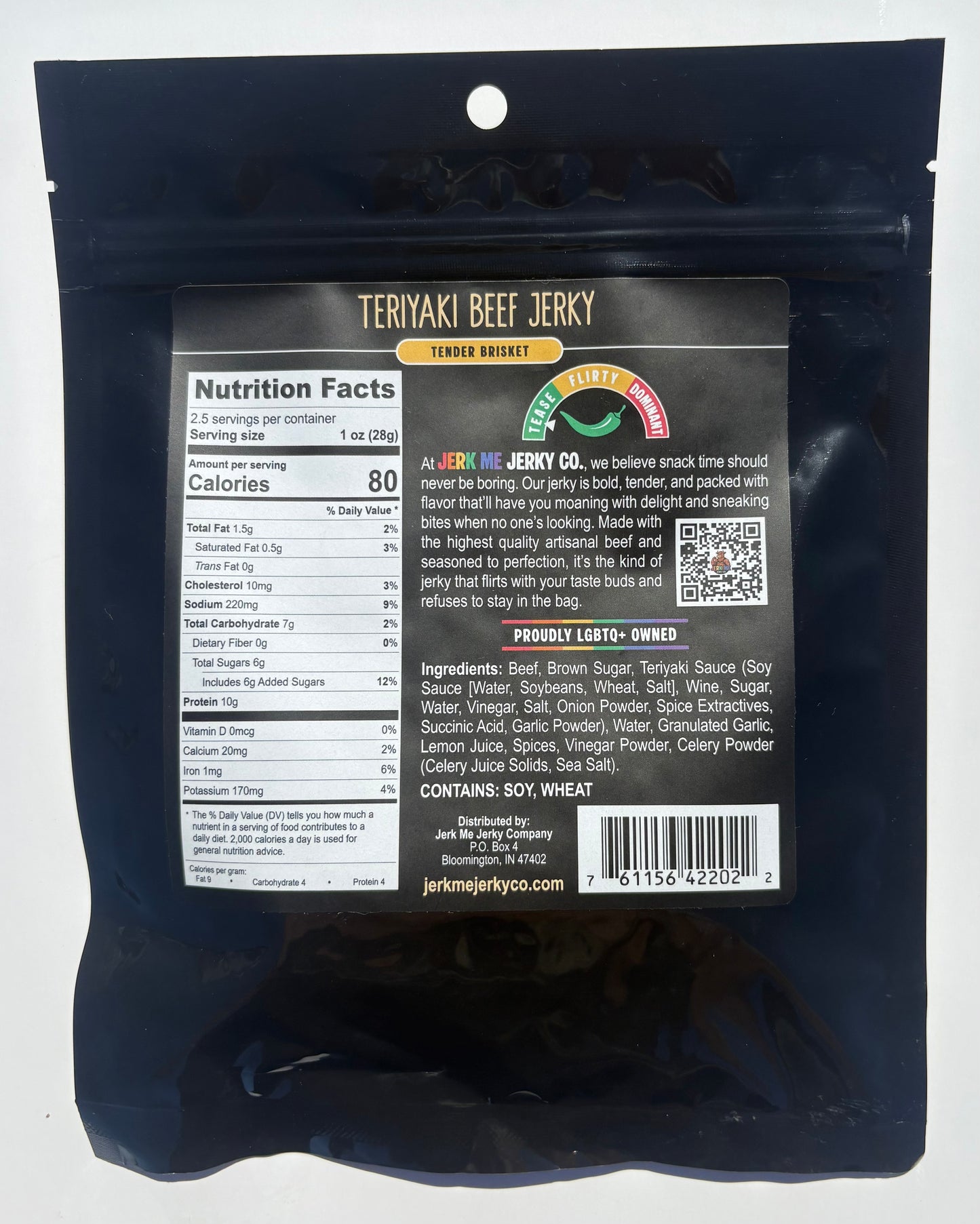 Teriyaki Tender Brisket Beef Jerky